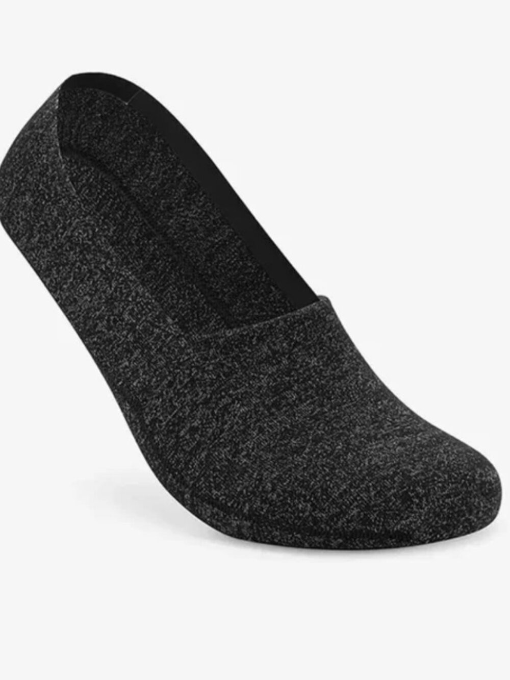 NWT Ondo Merino Wool No Show Socks in Charcoal Black Size Small